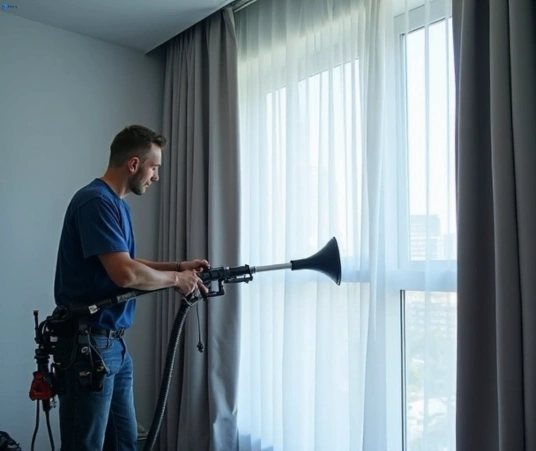 Professional commercial curtain cleaning process equipment Matty Curtain Cleaning mulgrave-vic