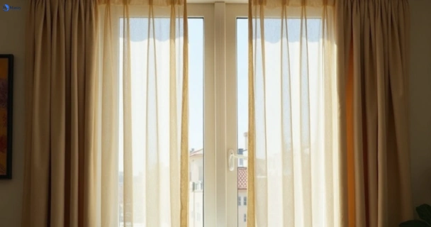 Dull dusty drapes in mulgrave-vic before professional cleaning